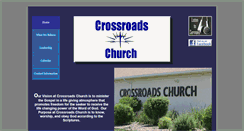 Desktop Screenshot of crossroadschurchonline.org