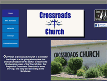 Tablet Screenshot of crossroadschurchonline.org
